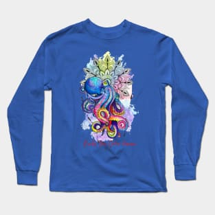 Lucky You Come Hawaii Tako (octopus) Design brings great color into life! Long Sleeve T-Shirt